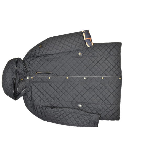 Lauren Ralph Lauren Quilted Jacket Black Label Women's Size XXL Equestrian - Picture 1 of 8